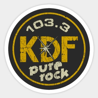KDF 103 Pure Rock 1970 Sticker